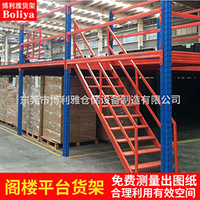 二層平臺(tái)倉(cāng)儲(chǔ)閣樓貨架